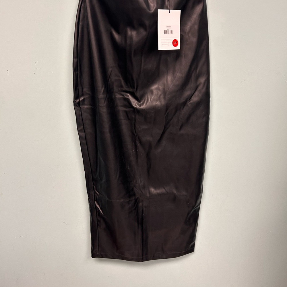 Nookie Elegant Black Women's Leather Skirt